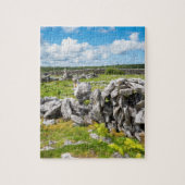 Iers schilderachtig landschap in het Burren Ierlan Legpuzzel (Verticaal)