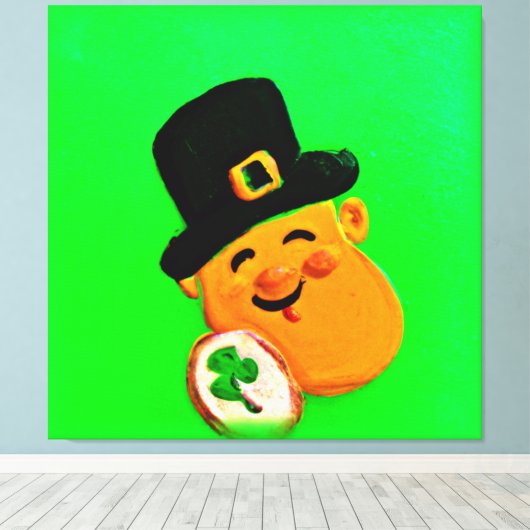 Iers schilderwerk. Bestel nu Canvas Afdruk (Insitu (Houten vloer))