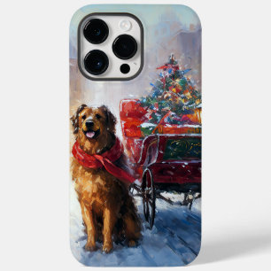 Iers Setter Kerstmis Feestelijk Seizoen Case-Mate iPhone 14 Pro Max Hoesje