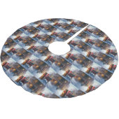 Iers Setter Kerstmis Feestelijk Seizoen Kerstboom Rok (Gekanteld)