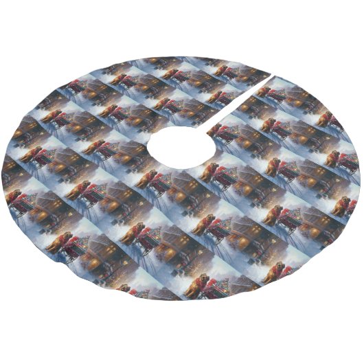 Iers Setter Kerstmis Feestelijk Seizoen Kerstboom Rok (Gekanteld)