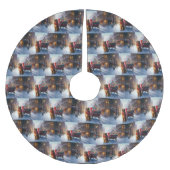 Iers Setter Kerstmis Feestelijk Seizoen Kerstboom Rok (Voorkant)