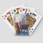 Iers Setter Kerstmis Feestelijk Seizoen Pokerkaarten (Achterkant)