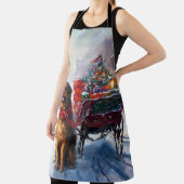 Iers Setter Kerstmis Feestelijk Seizoen Schort (Insitu)