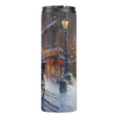 Iers Setter Kerstmis Feestelijk Seizoen Thermosbeker (Achterkant)