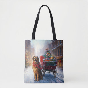 Iers Setter Kerstmis Feestelijk Seizoen Tote Bag