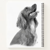 Iers Setter Notitieboek (Achterkant)