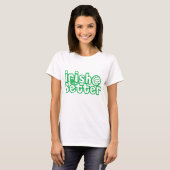 Iers Setter Volleyball Design T-shirt (Voorkant volledig)