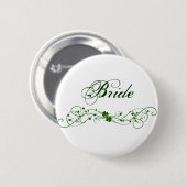 Iers Shamrock-ontwerp Ronde Button 5,7 Cm (Voorkant /achterkant)