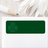 IERS SHAMROCK SYMBOOL ADRESETIKETTEN ETIKET (Insitu)