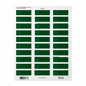 IERS SHAMROCK SYMBOOL ADRESETIKETTEN ETIKET (Full Sheet)