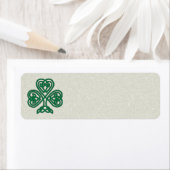 IERS SHAMROCK SYMBOOL ADRESETIKETTEN ETIKET (Insitu)
