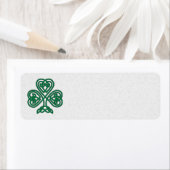 IERS SHAMROCK SYMBOOL ADRESETIKETTEN ETIKET (Insitu)