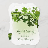 iers shamrock-Vrijgezellenfeest Kaart (Voorkant / Achterkant)