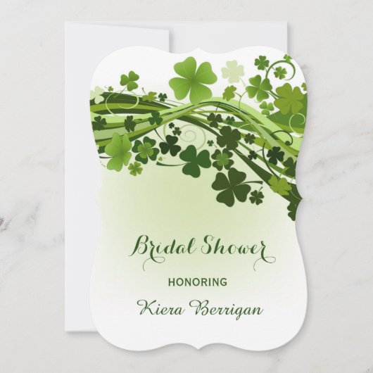 iers shamrock-Vrijgezellenfeest Kaart (Voorkant)