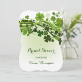 iers shamrock-Vrijgezellenfeest Kaart (Staand voorkant)