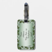 iers shamrocks-bagagelabel bagagelabel (Achterkant verticaal)