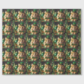 Iers Sinaasappel Tabby Cadeaupapier (Vlak)