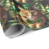 Iers Sinaasappel Tabby Cadeaupapier (Rol Hoek)