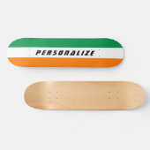 Iers skateboarddek op maat van de vlag persoonlijk skateboard (Horizontaal)
