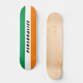 Iers skateboarddek op maat van de vlag persoonlijk skateboard (Voorkant)