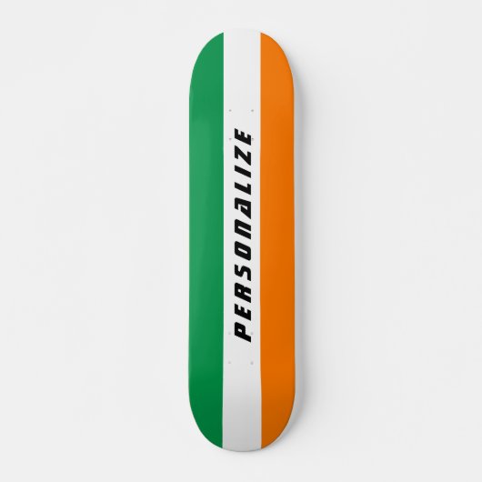 Iers skateboarddek op maat van de vlag persoonlijk skateboard (Voorkant)