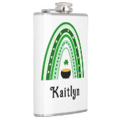 Iers spreekwoord, Boho Rainbow St. Patrick's Day Heupfles (Rechts)