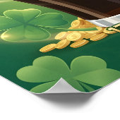 Iers St. Patrick-feest Bierfestival Poster (Hoek)