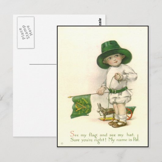  Iers St. Patrick's Day Briefkaart (Voorkant / Achterkant)