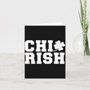 Iers St. Patrick's Day Chi-Iers Grappig Chicago Kaart