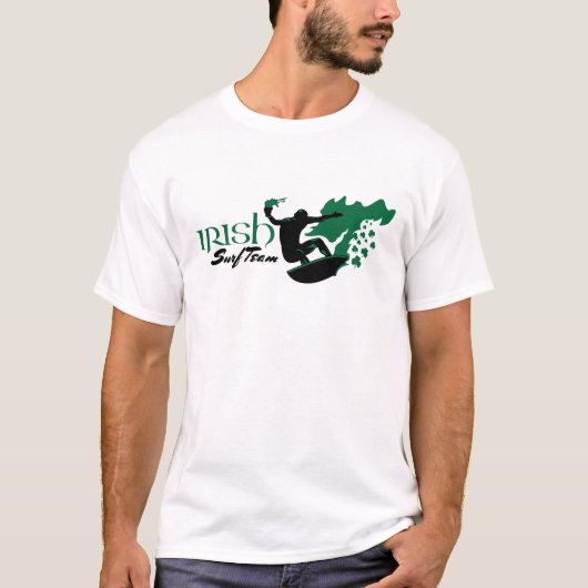 Iers Surf Team Ringer Shirt (Voorkant)