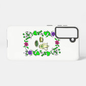 Iers thema Tea Set Samsung Galaxy Hoesje (Achterkant horizontaal)