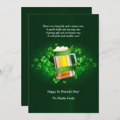 Iers Toast Wenskaart (Voorkant / Achterkant)