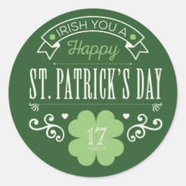Iers U een Happy St. Patrick's Day Stickers