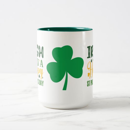 Iers u een vrolijke St. Patricks dag Mok (Center)