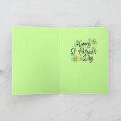 Iers u goed geluk - Wenskaart Kaart (Binnen)