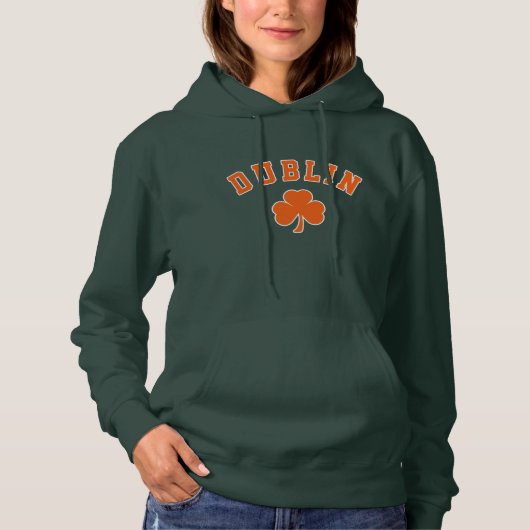 Iers uit Dublin Hoodie (Voorkant)