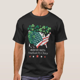 Iers van geboorte, Amerikaans uit keuze, Iers klav T-shirt