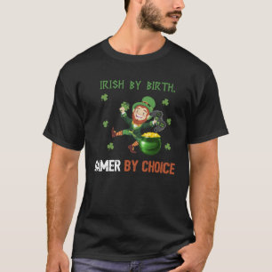 Iers van geboorte Gamer bij keuze Video Game St. P T-shirt