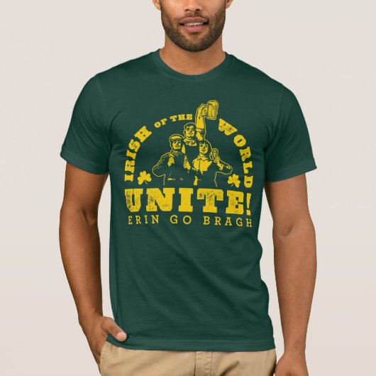 Iers van het Shirt van de Wereld Unite (Voorkant)