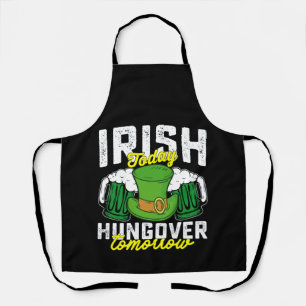 Iers Vandaag Kat Morgen Grappig St Patrick's Schort