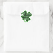Iers Vandaag Naughty Vanavond St. Patrick's Day Ronde Sticker (Tas)
