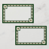 Iers  Visitekaartje (Voorkant / Achterkant)