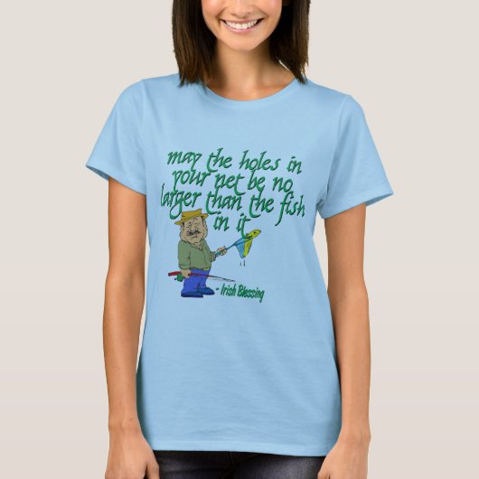 Iers Vissen Blessing T-shirt (Voorkant)