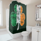  Iers Vlag Shamrock Shower Curtain Douchegordijn (In situ)
