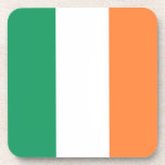 Iers vlaggenklooster bier onderzetter<br><div class="desc">Irish Flag Plastic Onderzetter met kurkontwerp © Trinkets and Items 2017 - AHP Design. Alle rechten voorbehouden.</div>