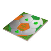 Iers voetbal tegel tegeltje (Zijkant)