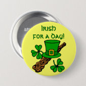 Iers voor een dag Button (Voorkant /achterkant)