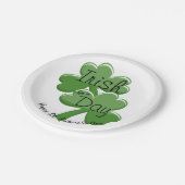 Iers voor een dag gelukkig St. Patrick's Day Party Papieren Bordje (Gekanteld)