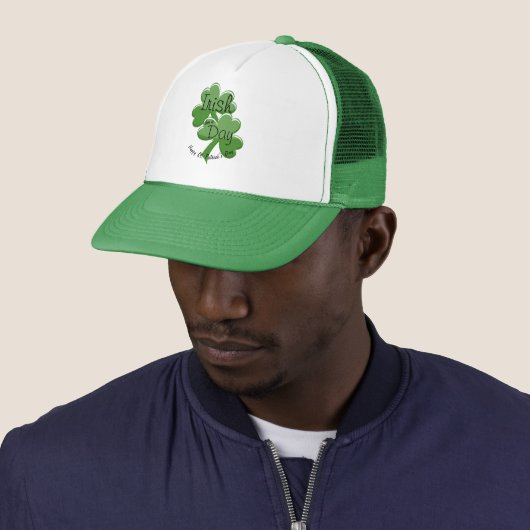 Iers voor een dag gelukkig St. Patrick's Day Trucker Pet (In situ)